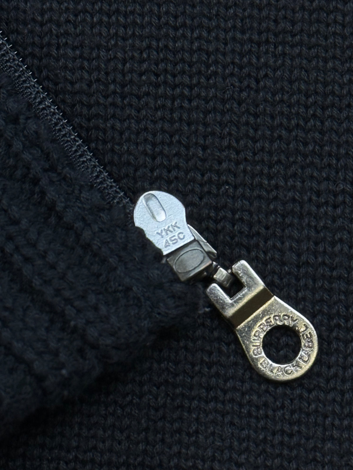 vintage Burberry Black Label sweatjacket {S}