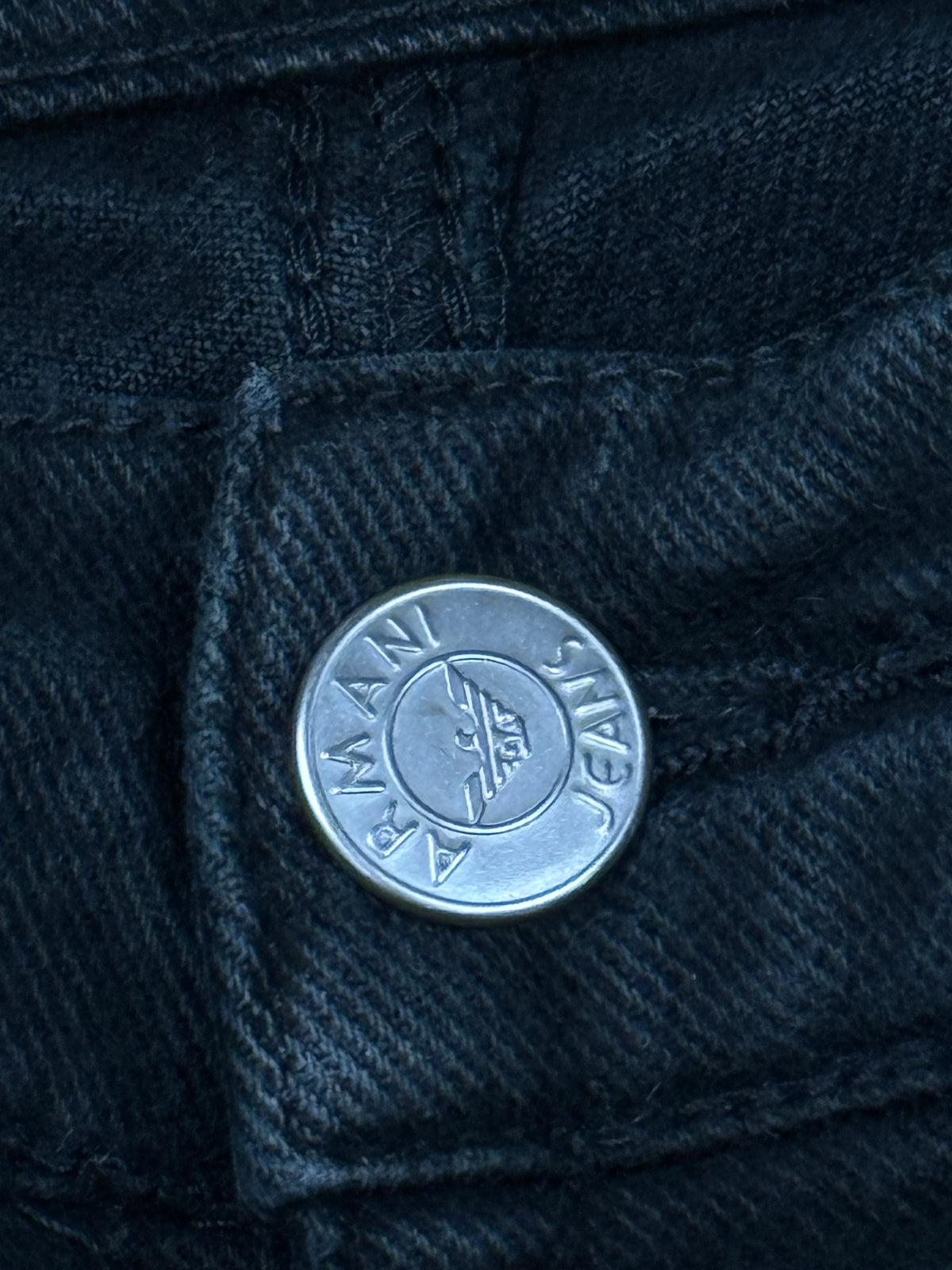 vintage black Armani jeans