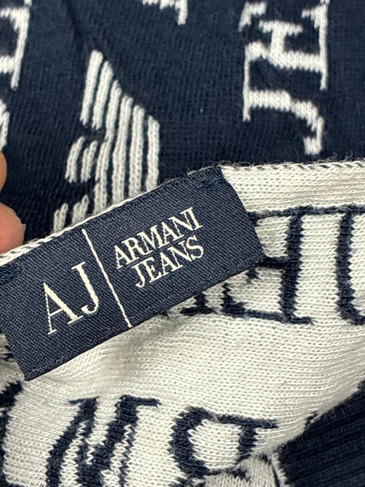 vintage Armani Jeans scarf