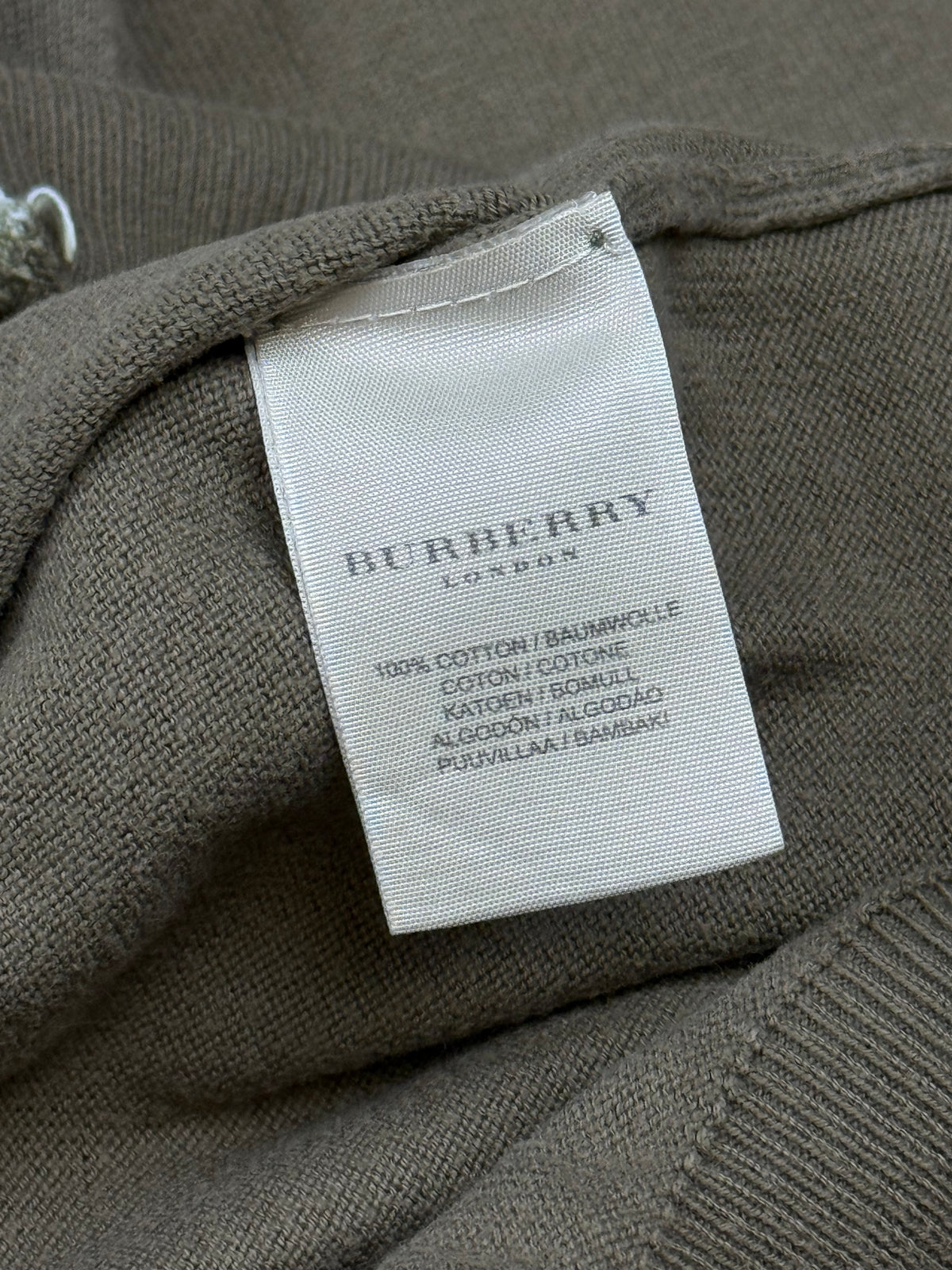 vintage Burberry knittedsweater {XL}