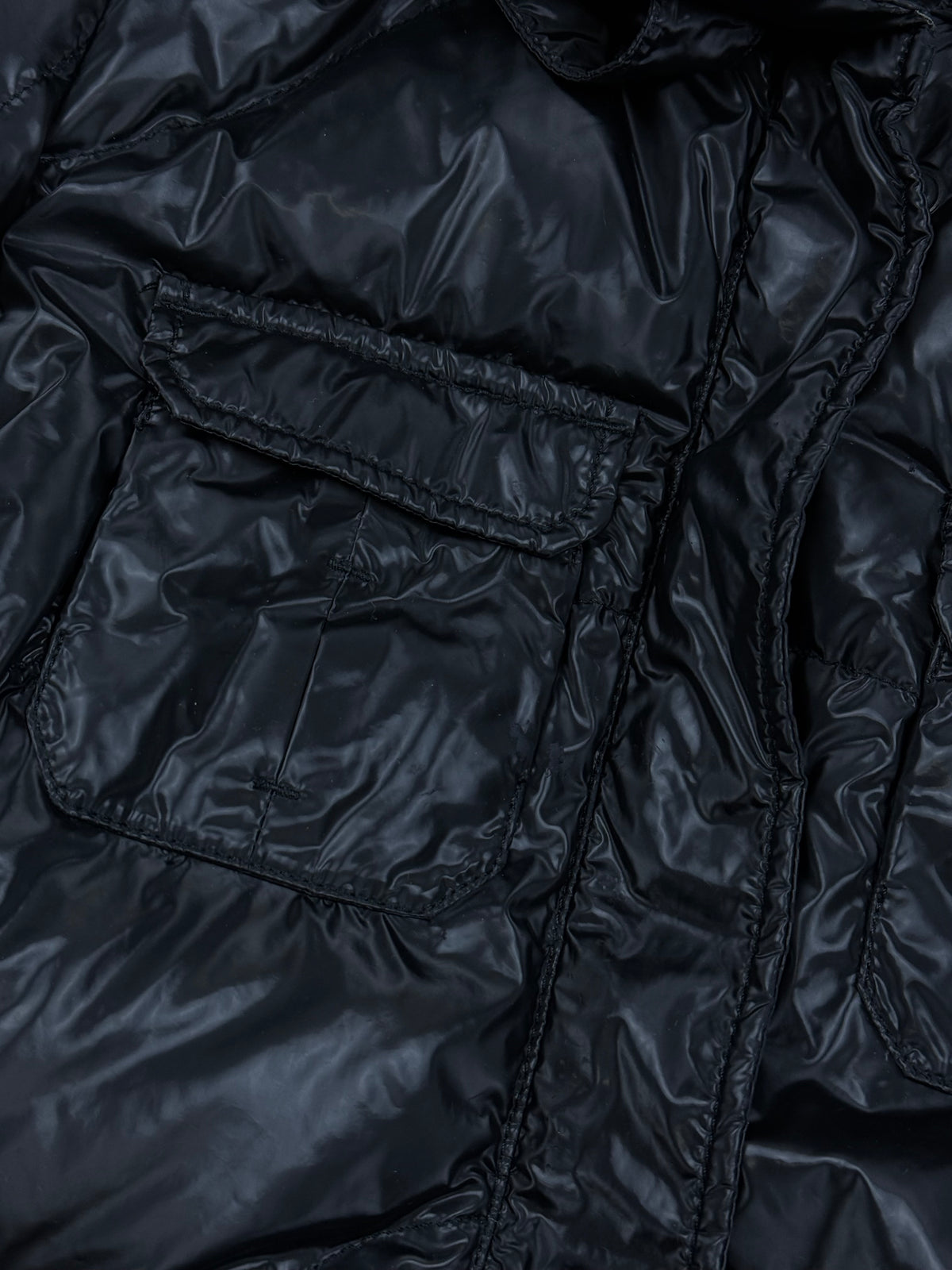 vintage Blauer winterjacket (real fur)