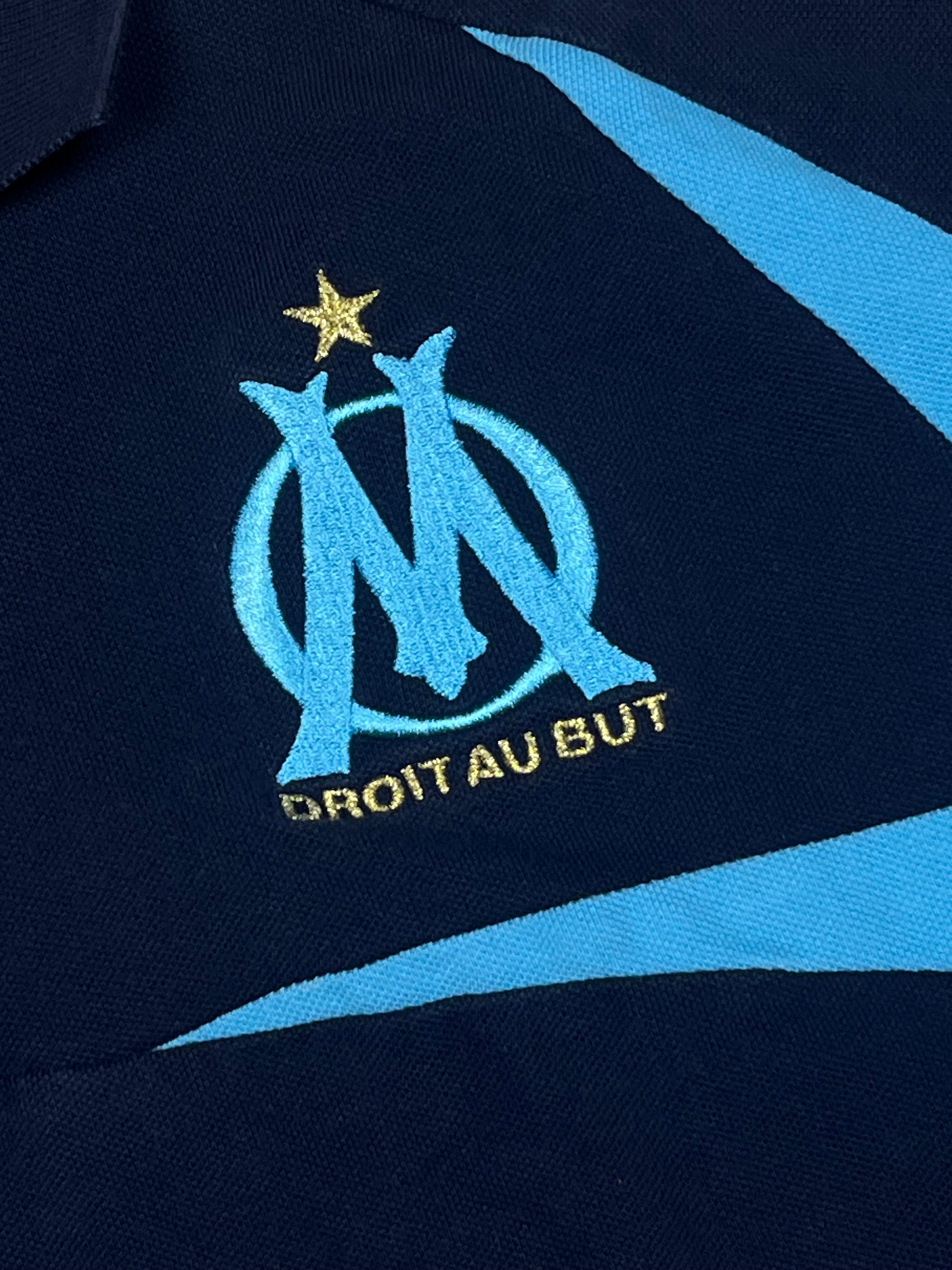 vintage Adidas Olympique Marseille polo {L}