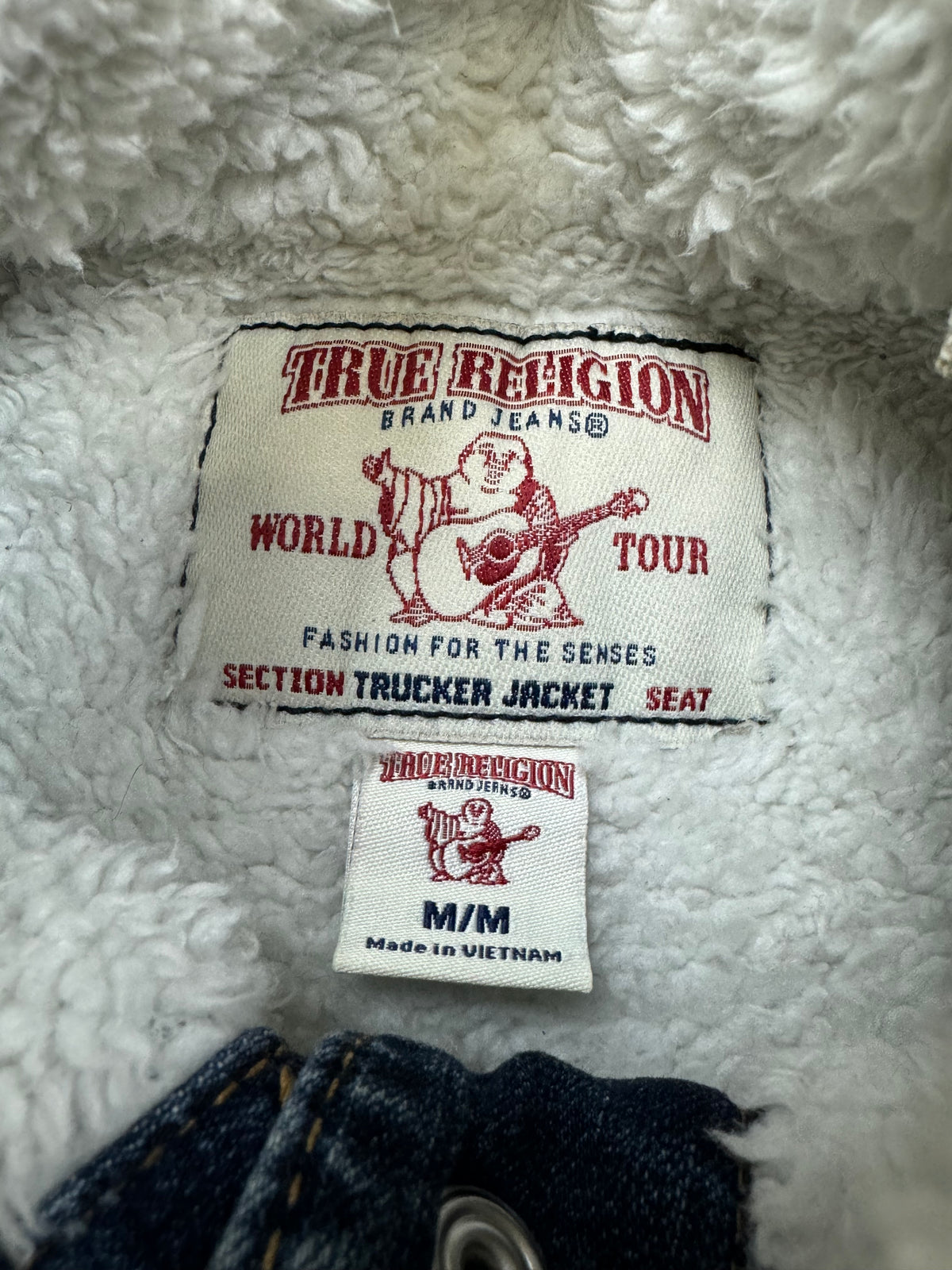 vintage True Religion jeansjacket {S}