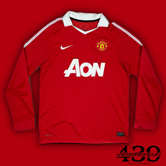 vintage Nike Manchester United 2010-2011 home jersey long {M}