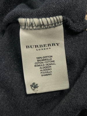 vintage Burberry polo long {S}