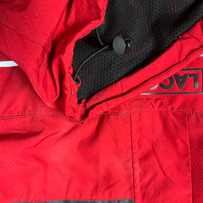 red Lacoste windbreaker {S}