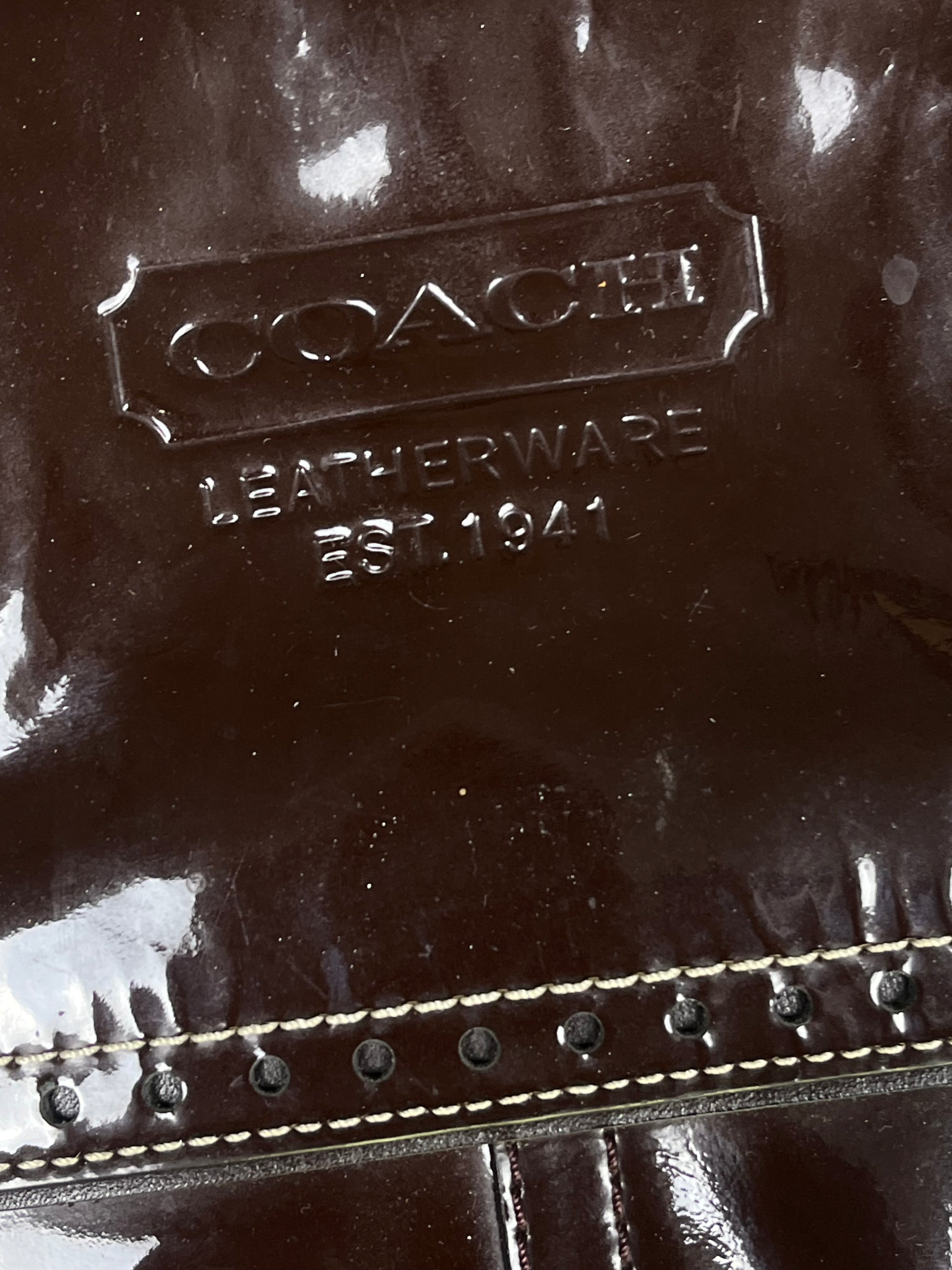 vintage COACH shopper