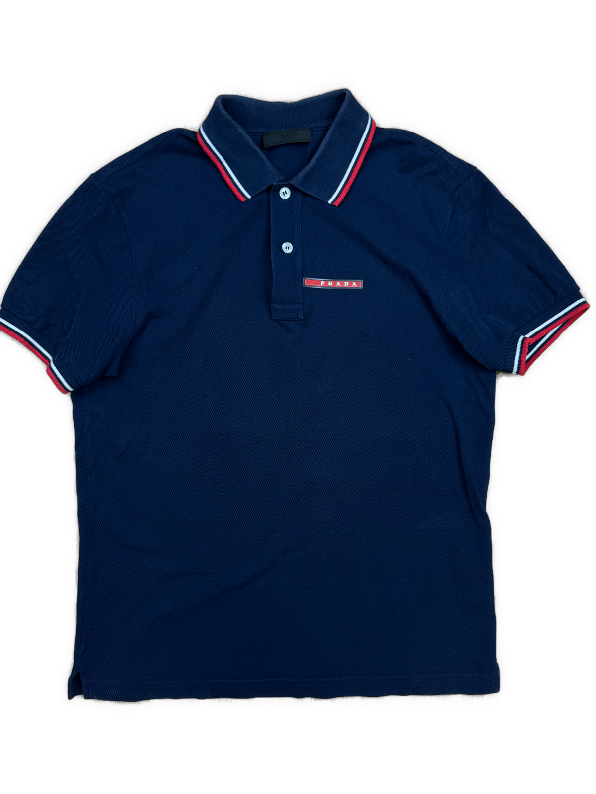 navyblue Prada polo {S}