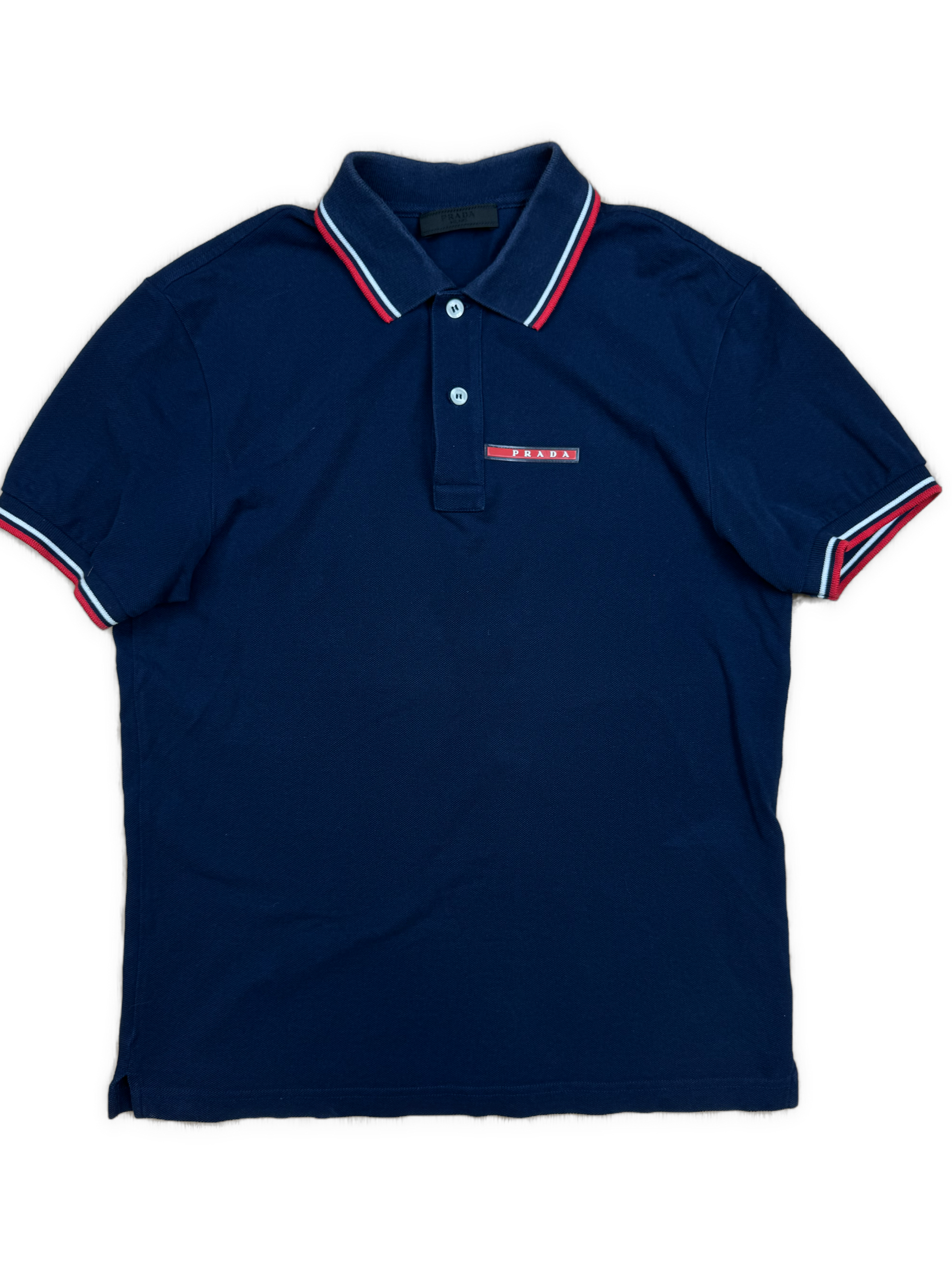 navyblue Prada polo {S}