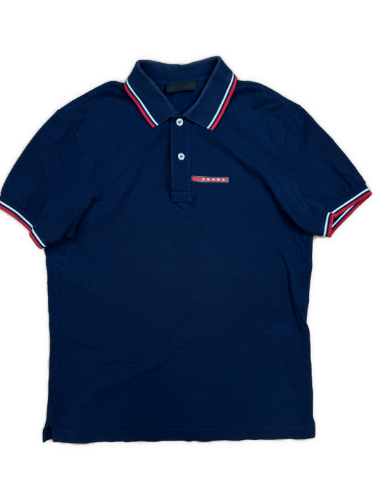 navyblue Prada polo {S}