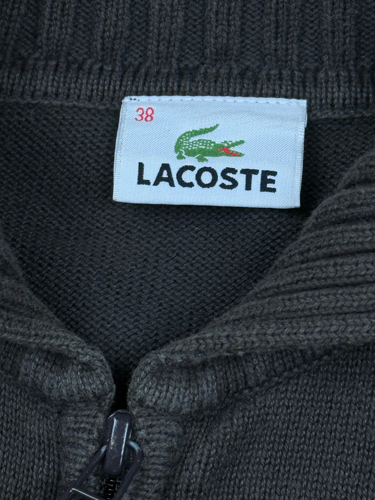 vintage Lacoste sweatjacket {S}
