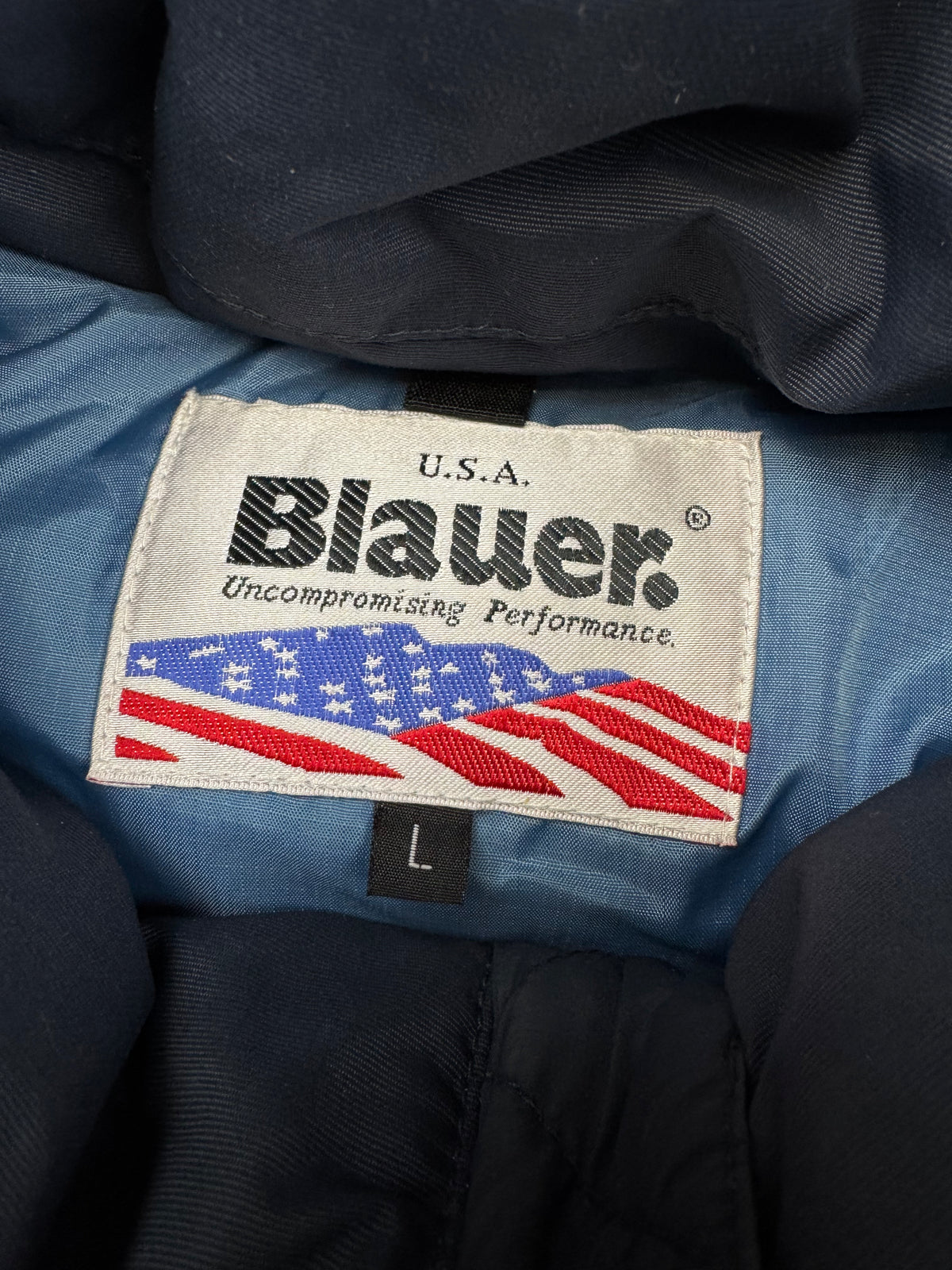 vintage Blauer winterjacket {L}
