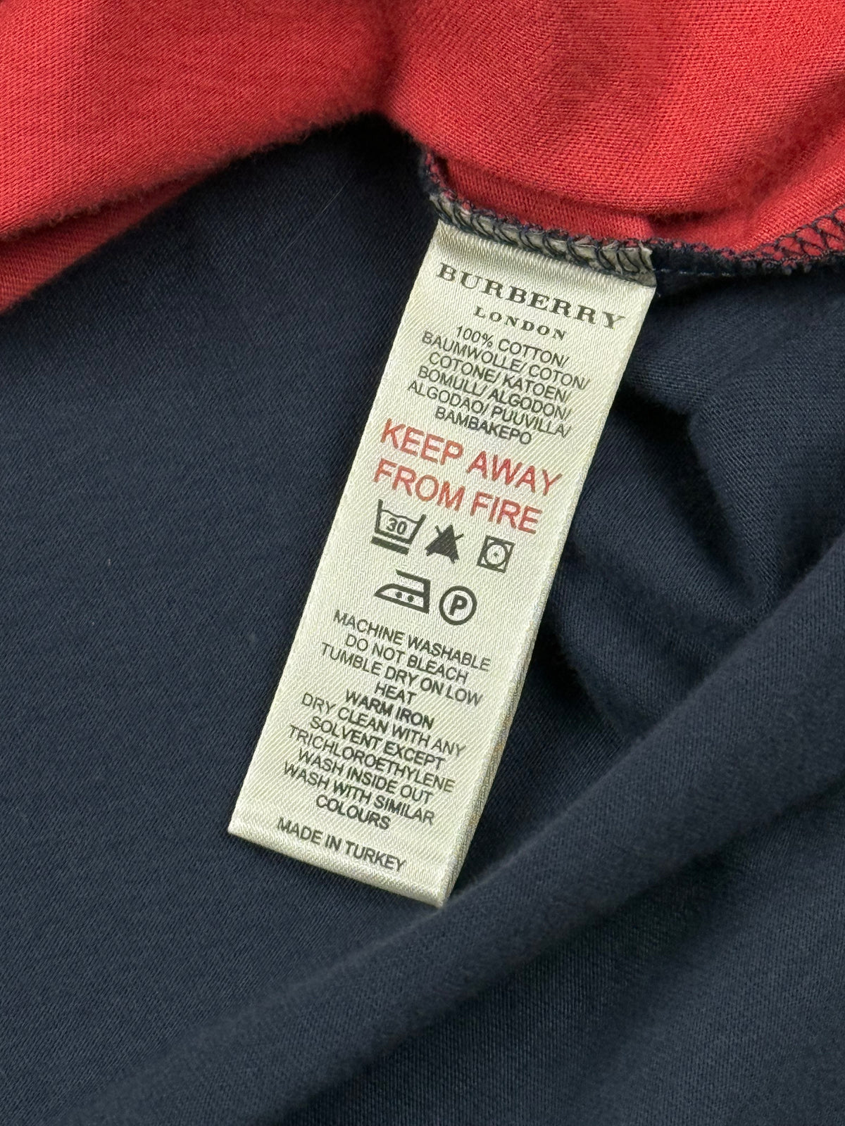 vintage Burberry polo long DSWT {XS}