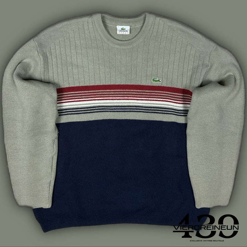 vintage Lacoste knittedsweater {XL}