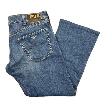 vintage Armani 3/4 jeans {L}