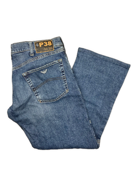 vintage Armani 3/4 jeans {L}