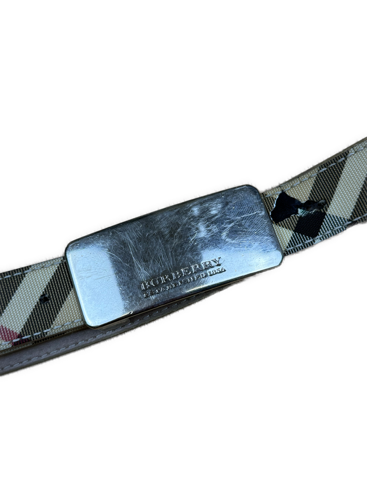 vintage Burberry belt