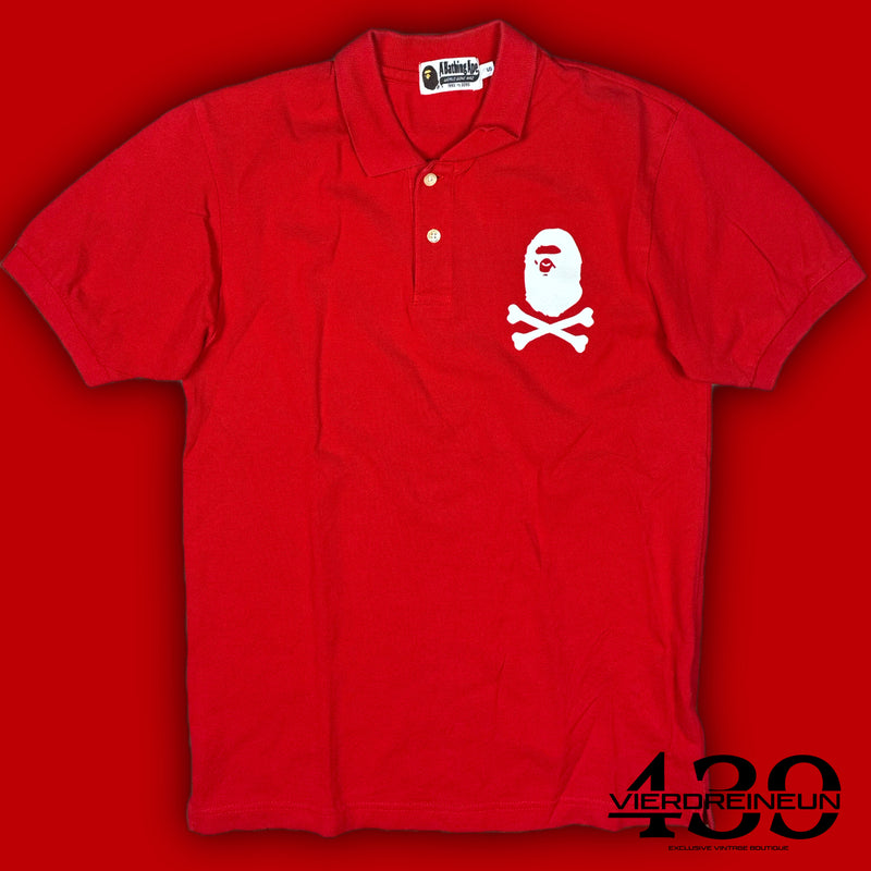 vintage BAPE a bathing ape polo {S}