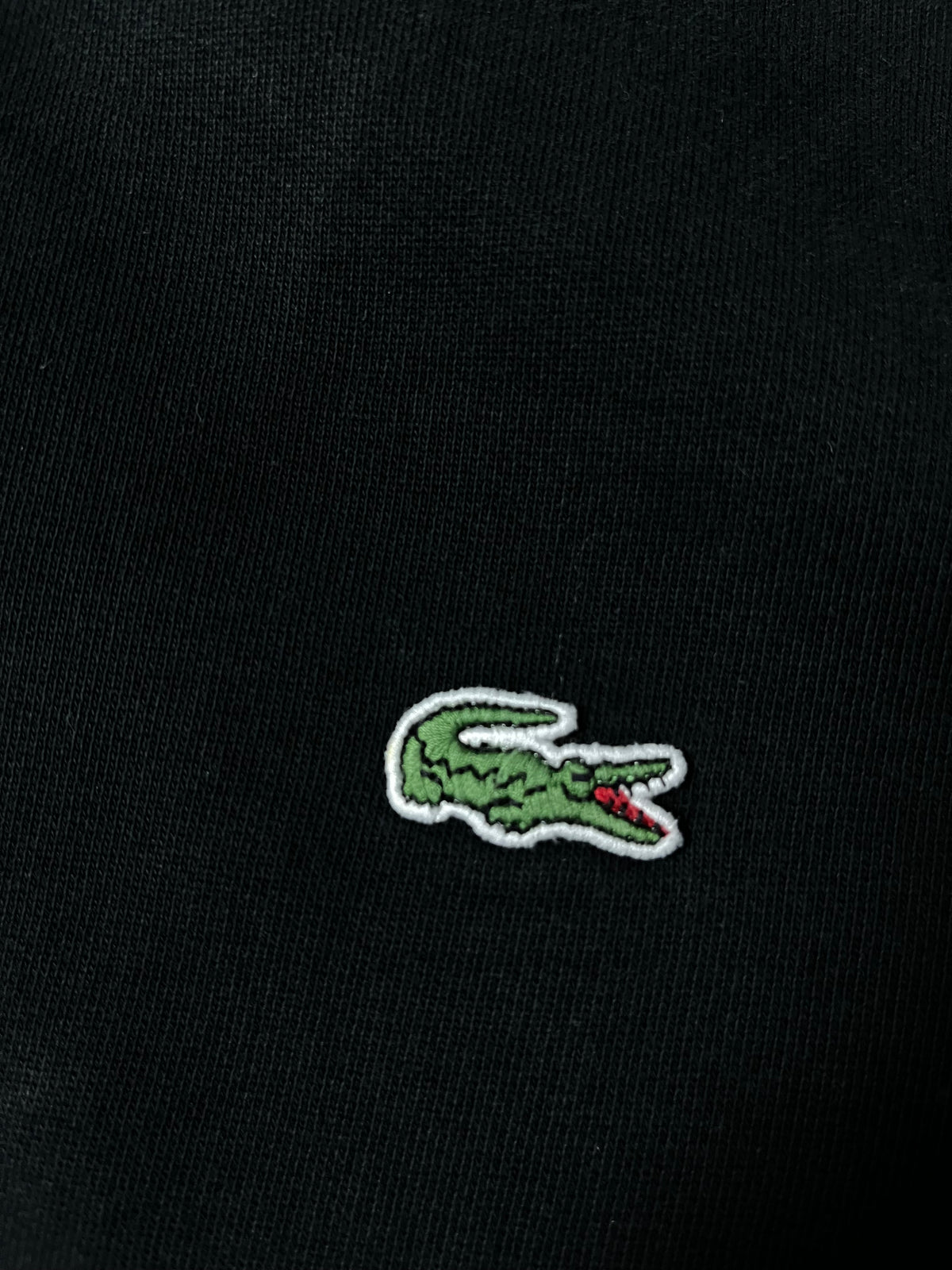 black Lacoste sweatjacket {L}
