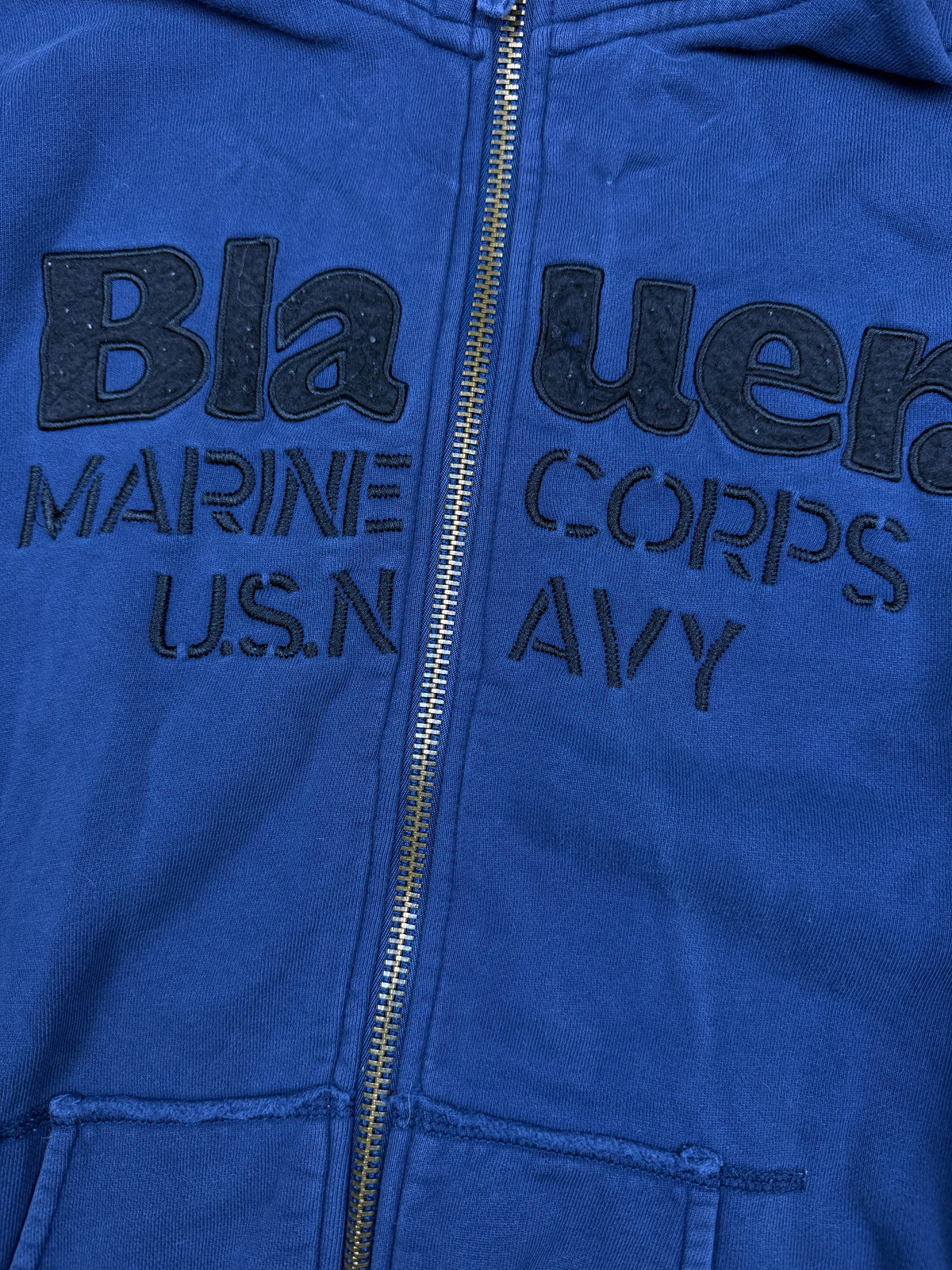 vintage Blauer sweatjacket {L}