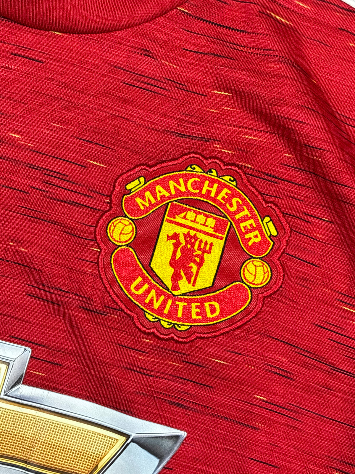 red Adidas Manchester United RASHFORD10 home jersey {S}