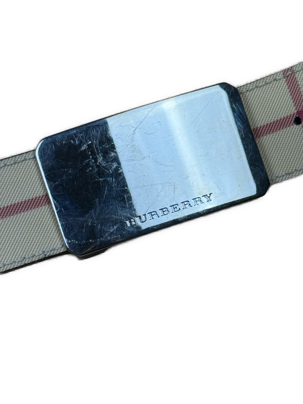 vintage Burberry belt