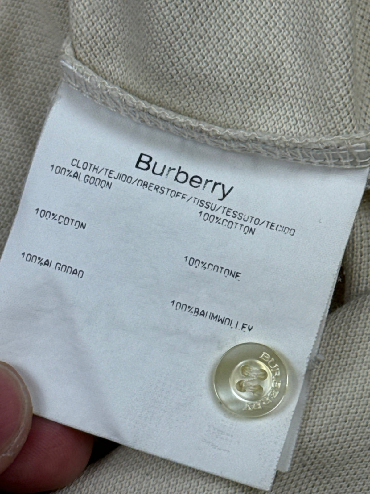 vintage Burberry polo {XXL}