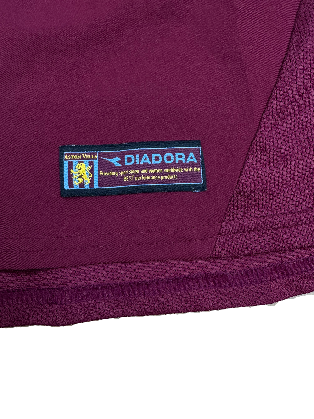 vintage DIADORA Aston Villa home jersey {M}