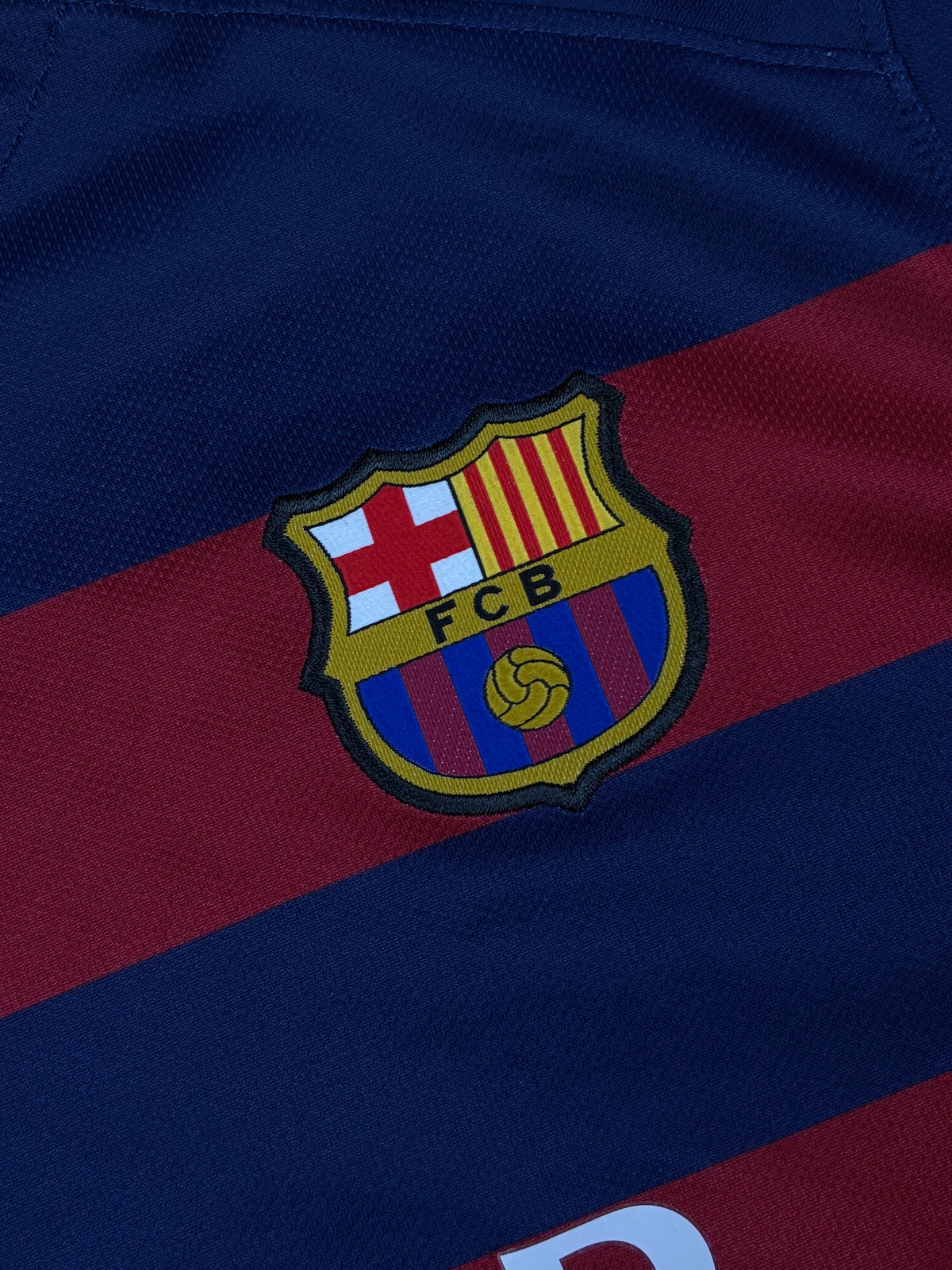 navyblue Nike Fc Barcelona home jersey {S}