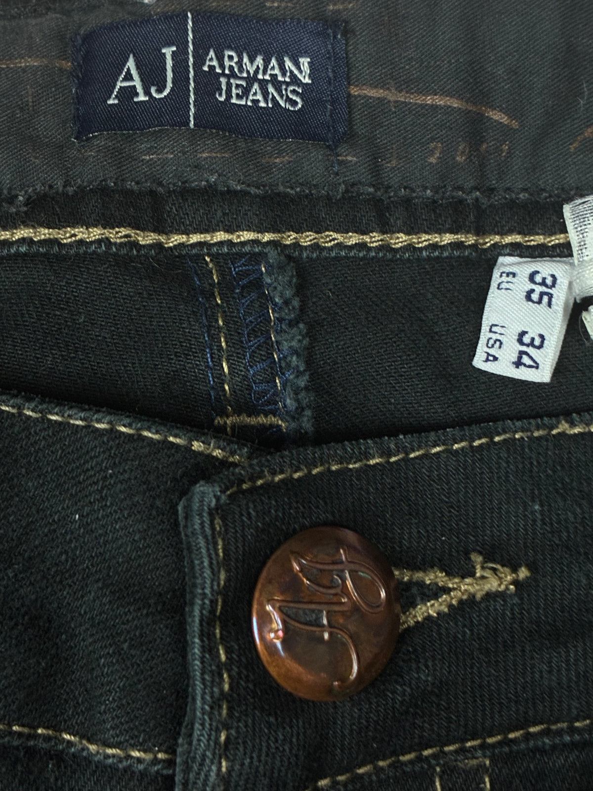 vintage Armani jeans {M}