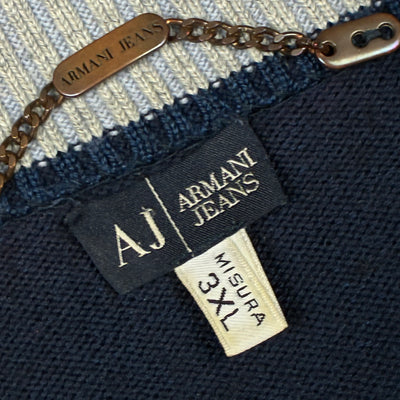 vintage Armani Jeans sweatjacket {XL}
