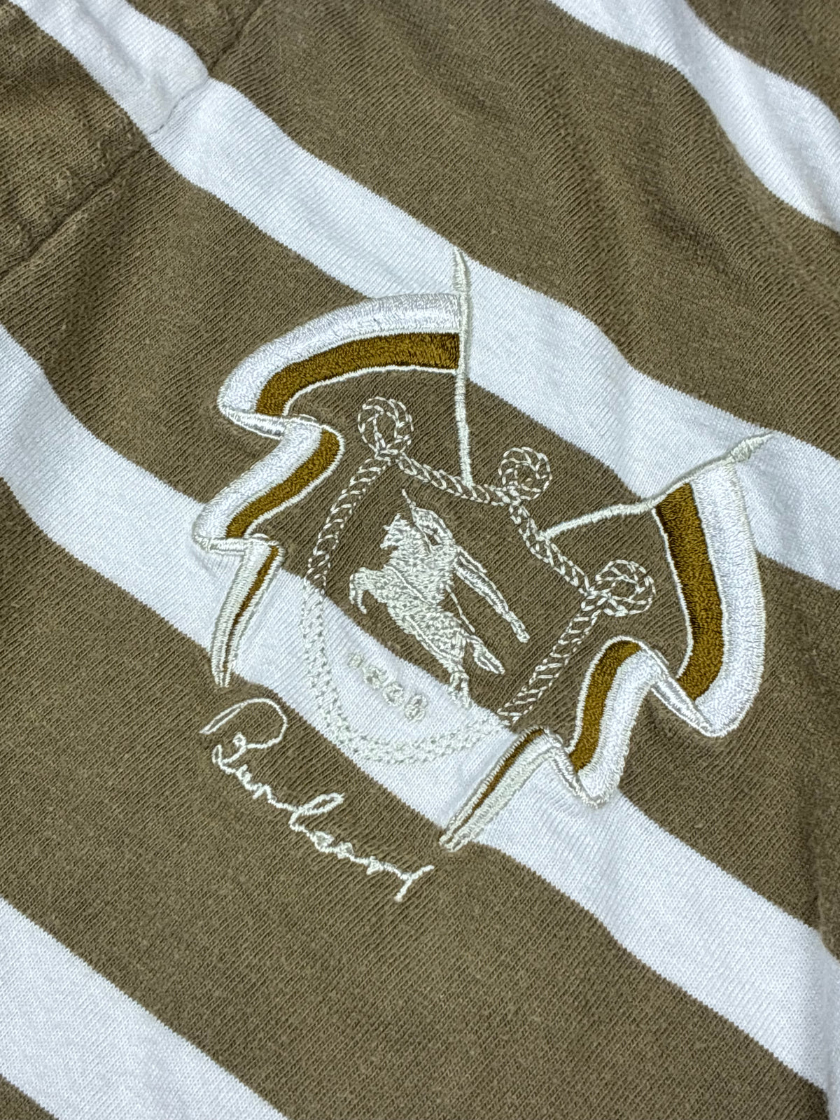 vintage Burberry polo long {L}