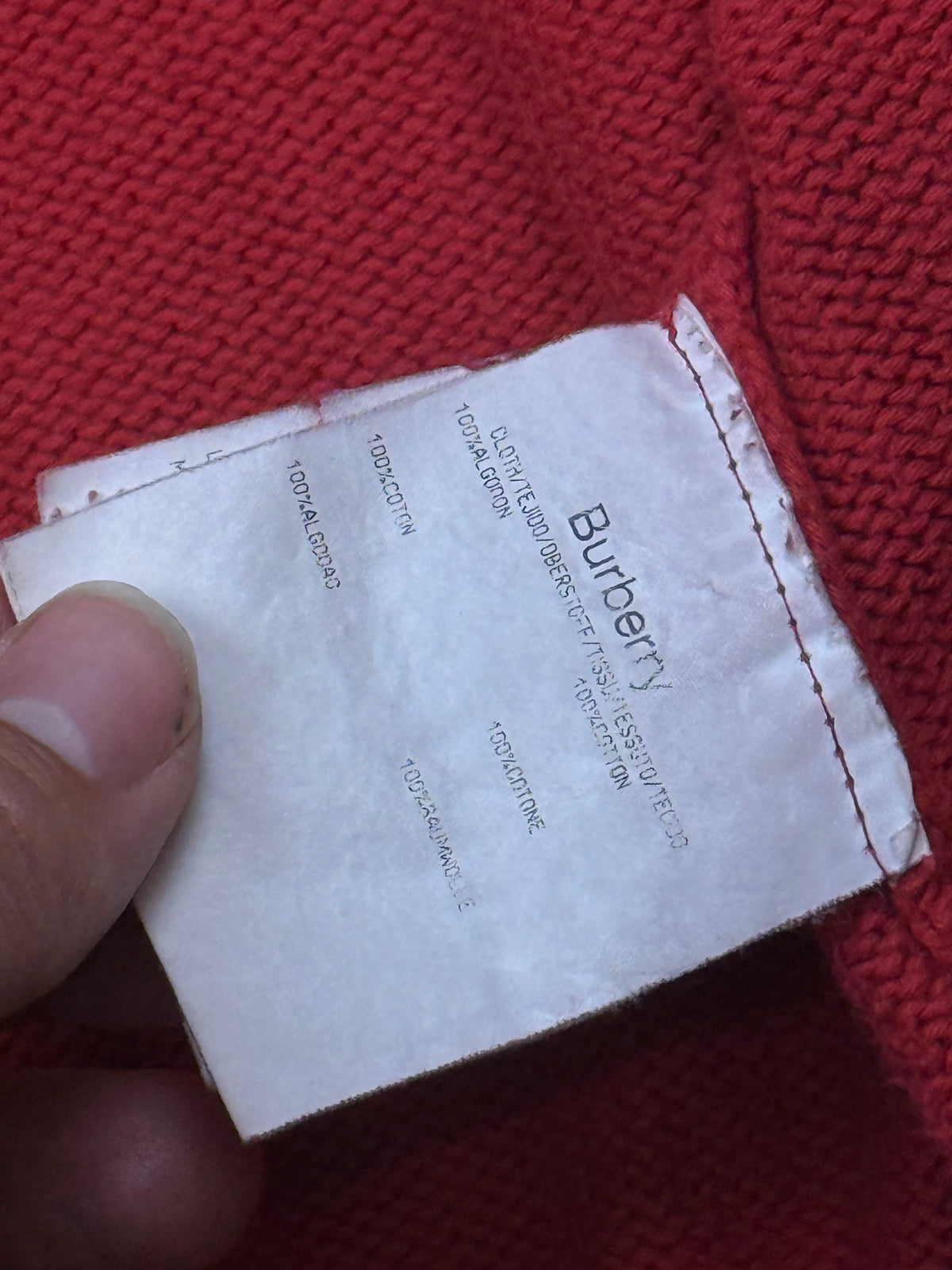 vintage Burberry sweatjacket