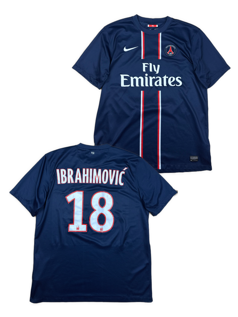 vintage Nike PSG Paris Saint Germain IBRAHIMOVIC18 home jersey {L}
