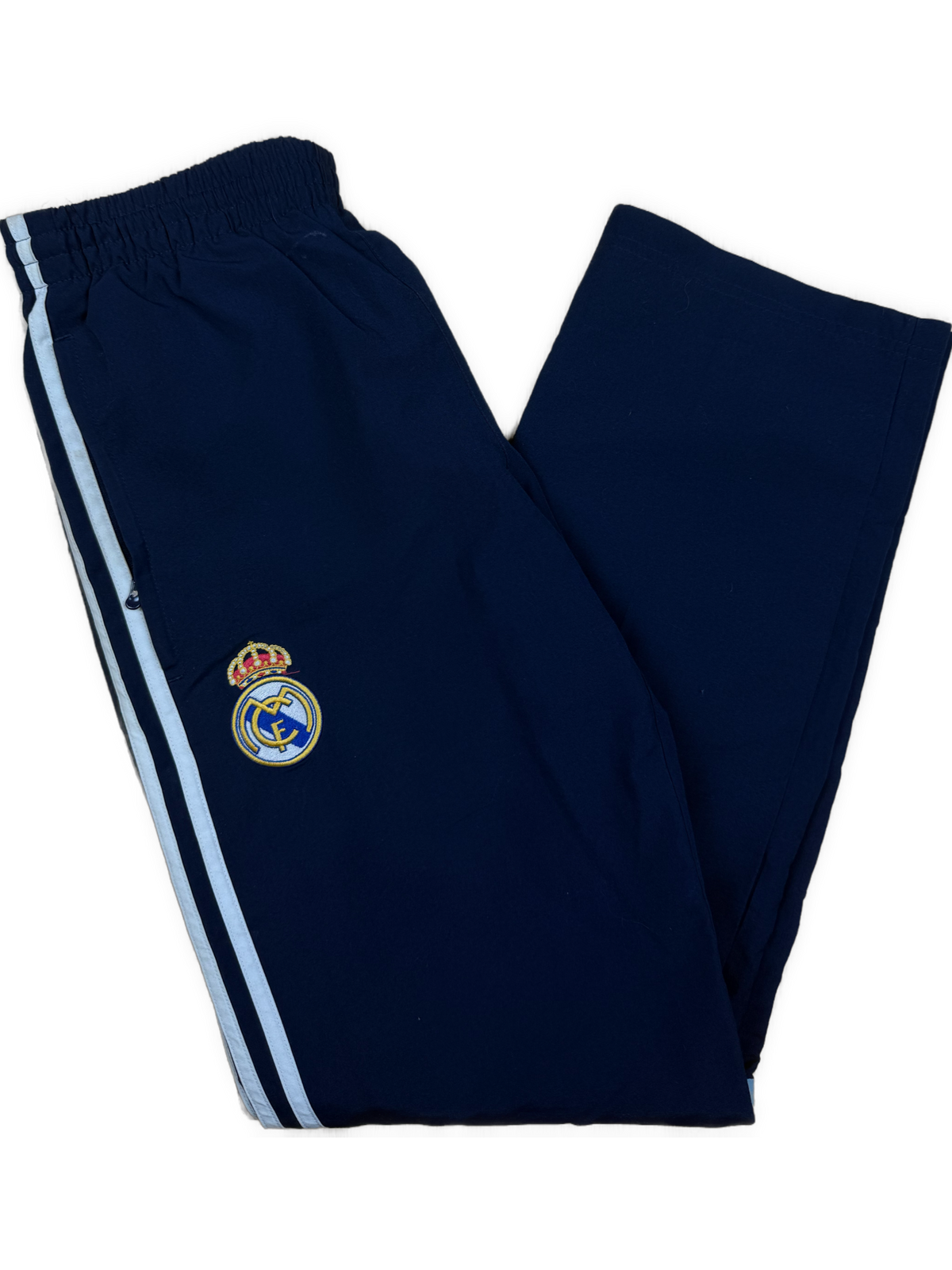 vintage navyblue Adidas Real Madrid trackpants {S}