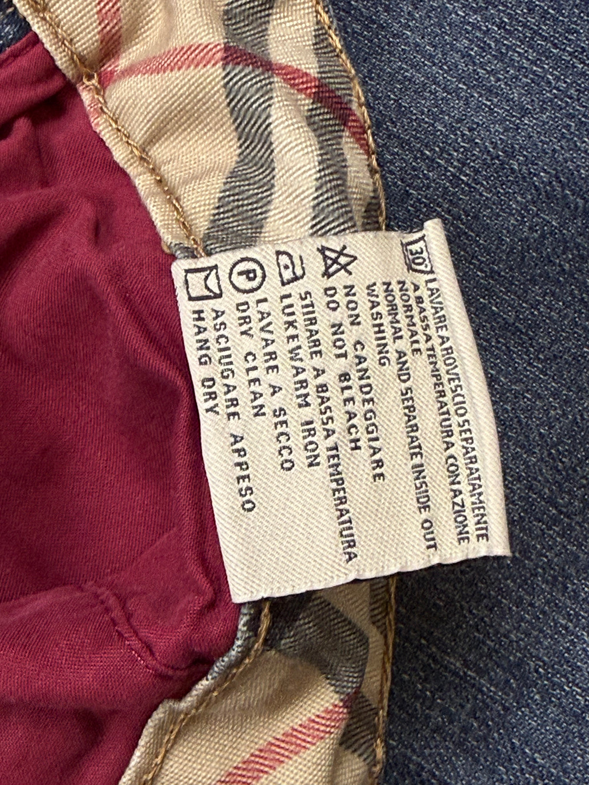 vintage Burberry jeans {L}