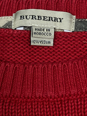 vintage Burberry knittedsweater {XS}