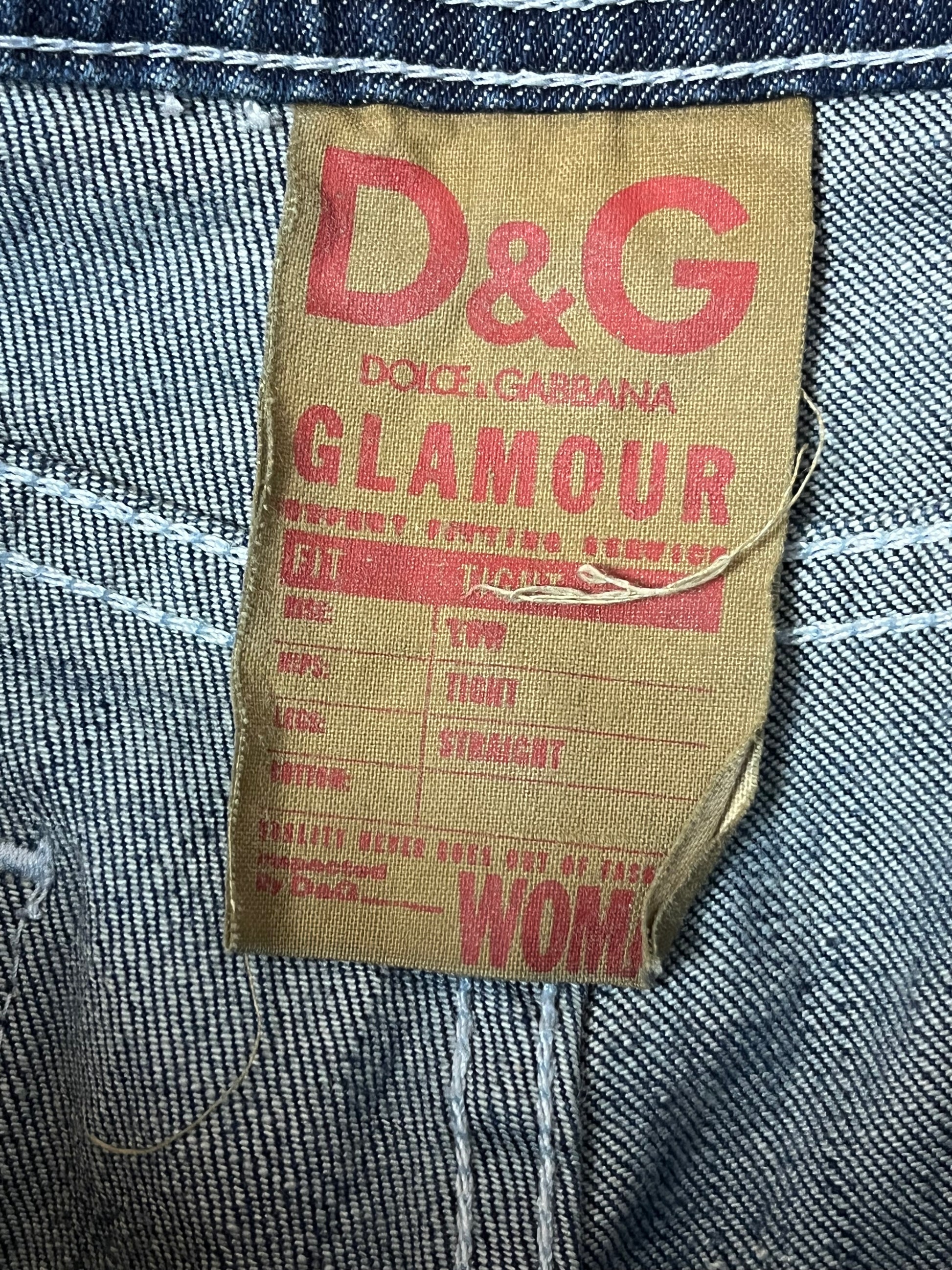 vintage Dolce & Gabbana 3/4 jeans {S}