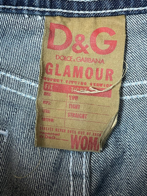 vintage Dolce & Gabbana 3/4 jeans {S}