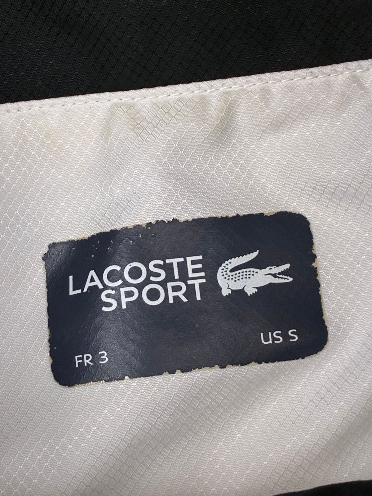 blue Lacoste windbreaker {S}
