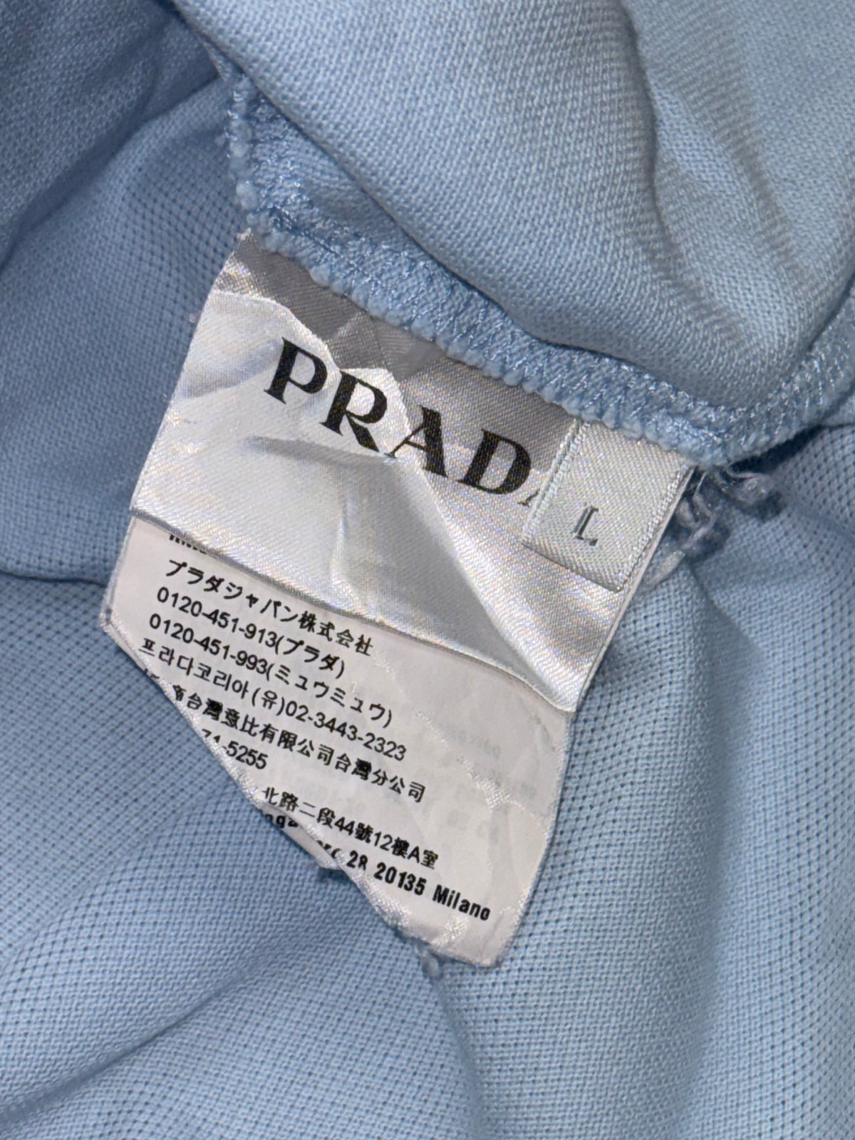 babyblue Prada polo
