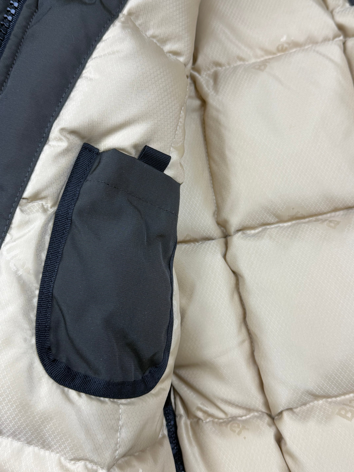 vintage Blauer winterjacket (real fur) {M}