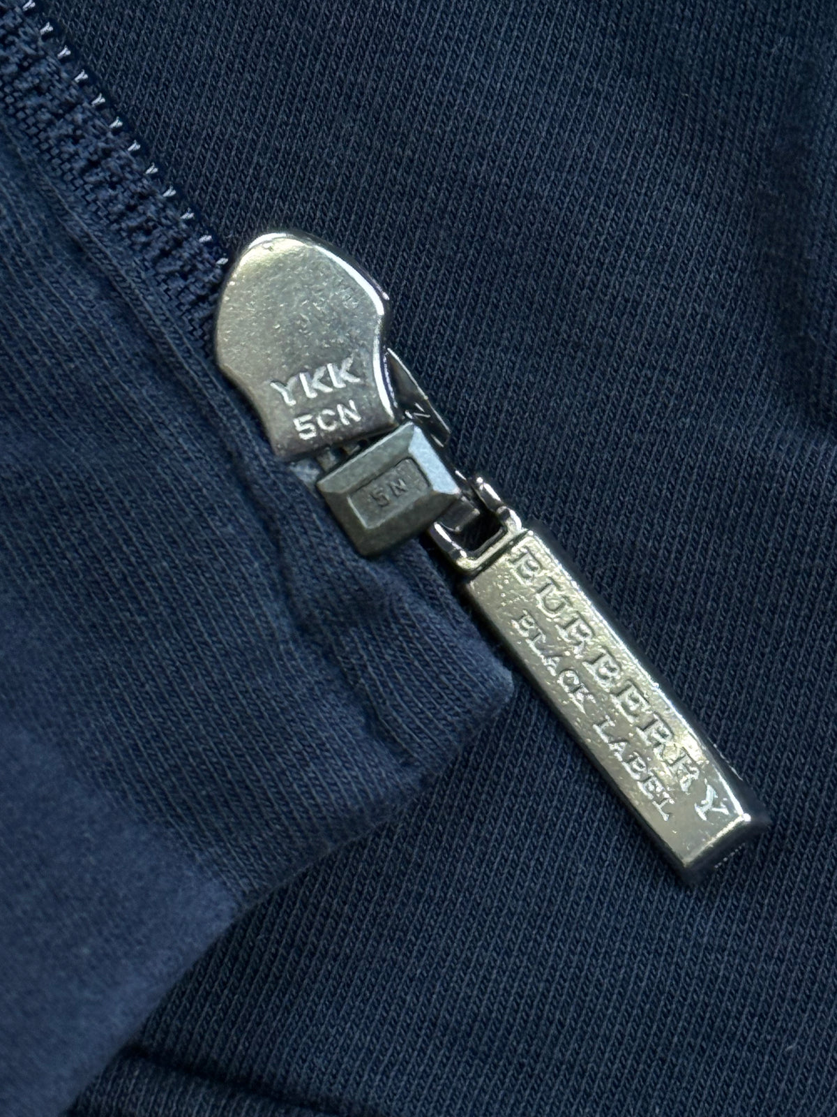 vintage navyblue Burberry Black Label sweatjacket
