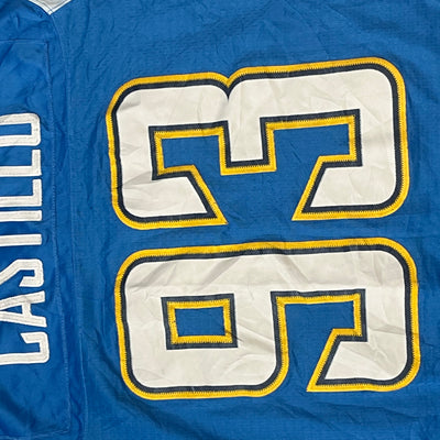 vintage Reebok CHARGERS CASTILLO93 Americanfootball jersey NFL {XL}