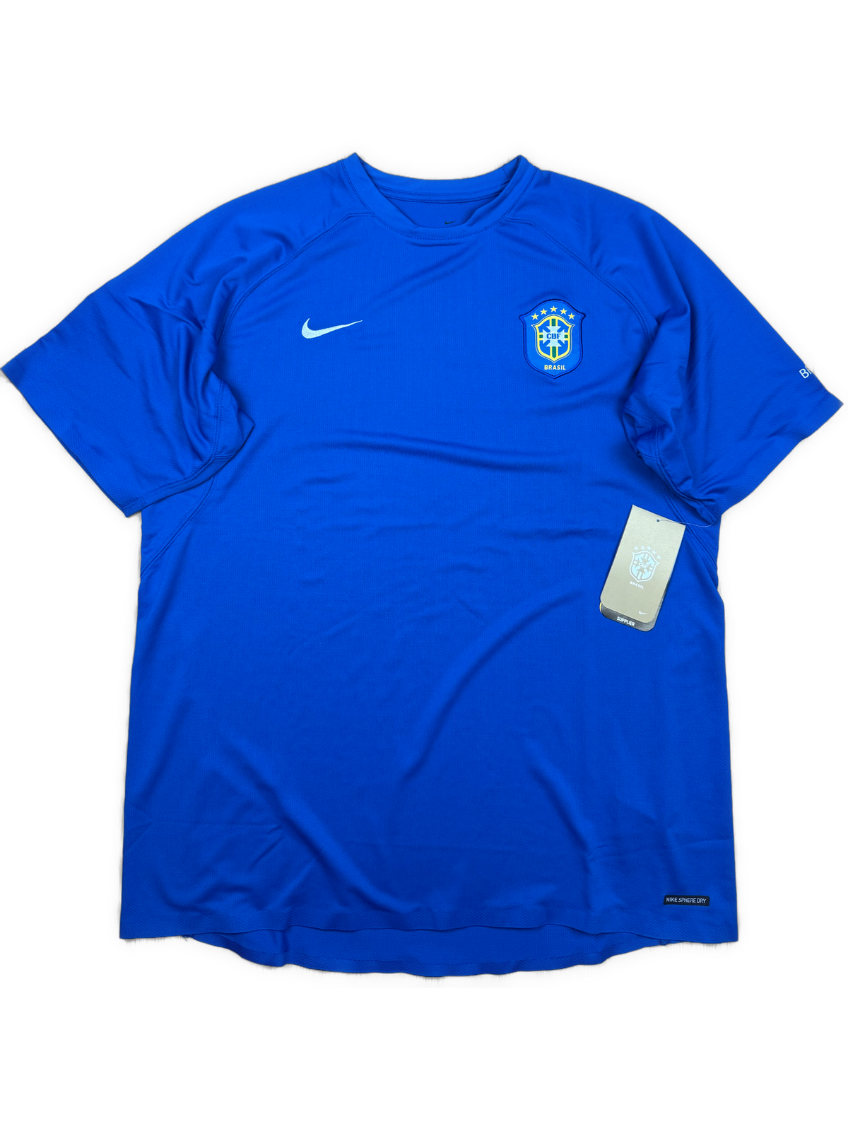 vintage Nike Brasil trainingjersey 2005 DSWT {XL}