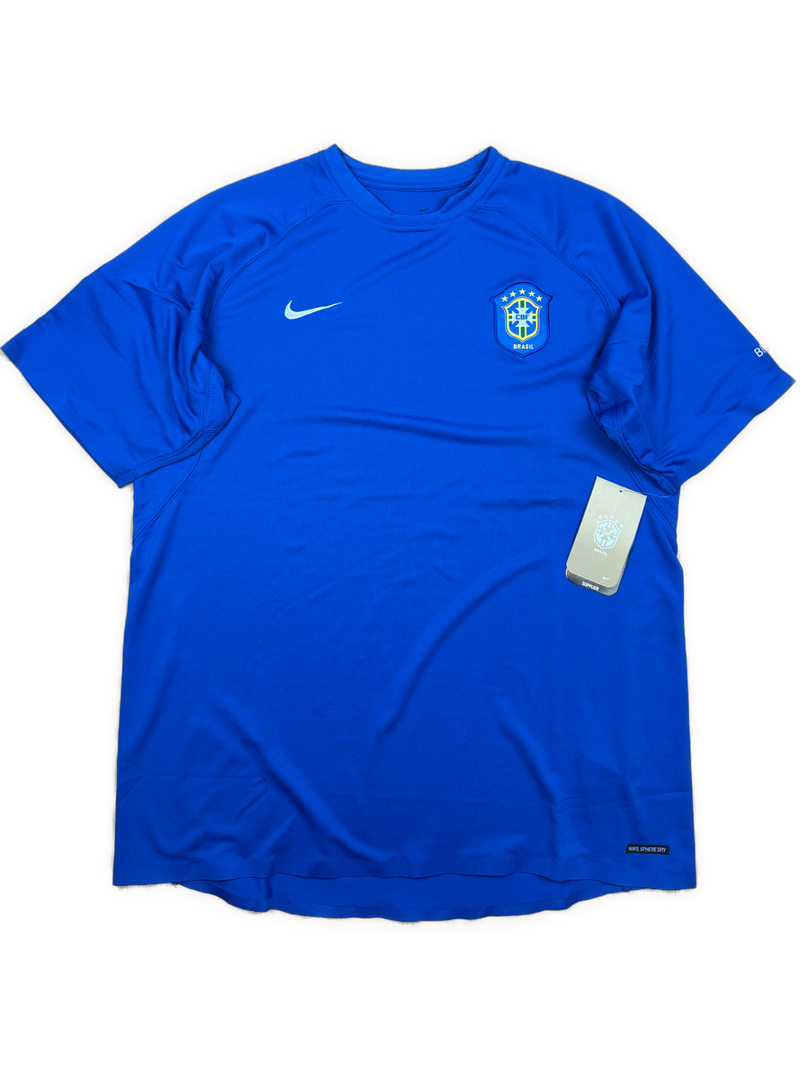 vintage Nike Brasil trainingjersey 2005 DSWT {XL}