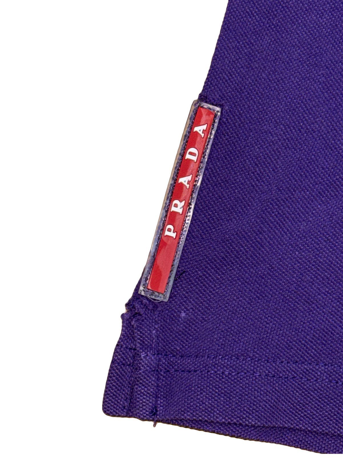 vintage purple Prada polo {M}