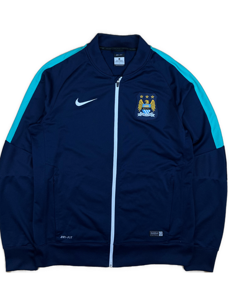 vintage Nike Manchester City trackjacket {L}