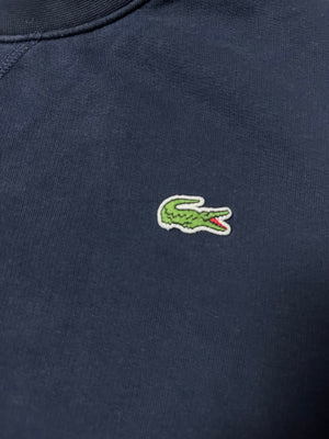 navy blue Lacoste sweater {S}