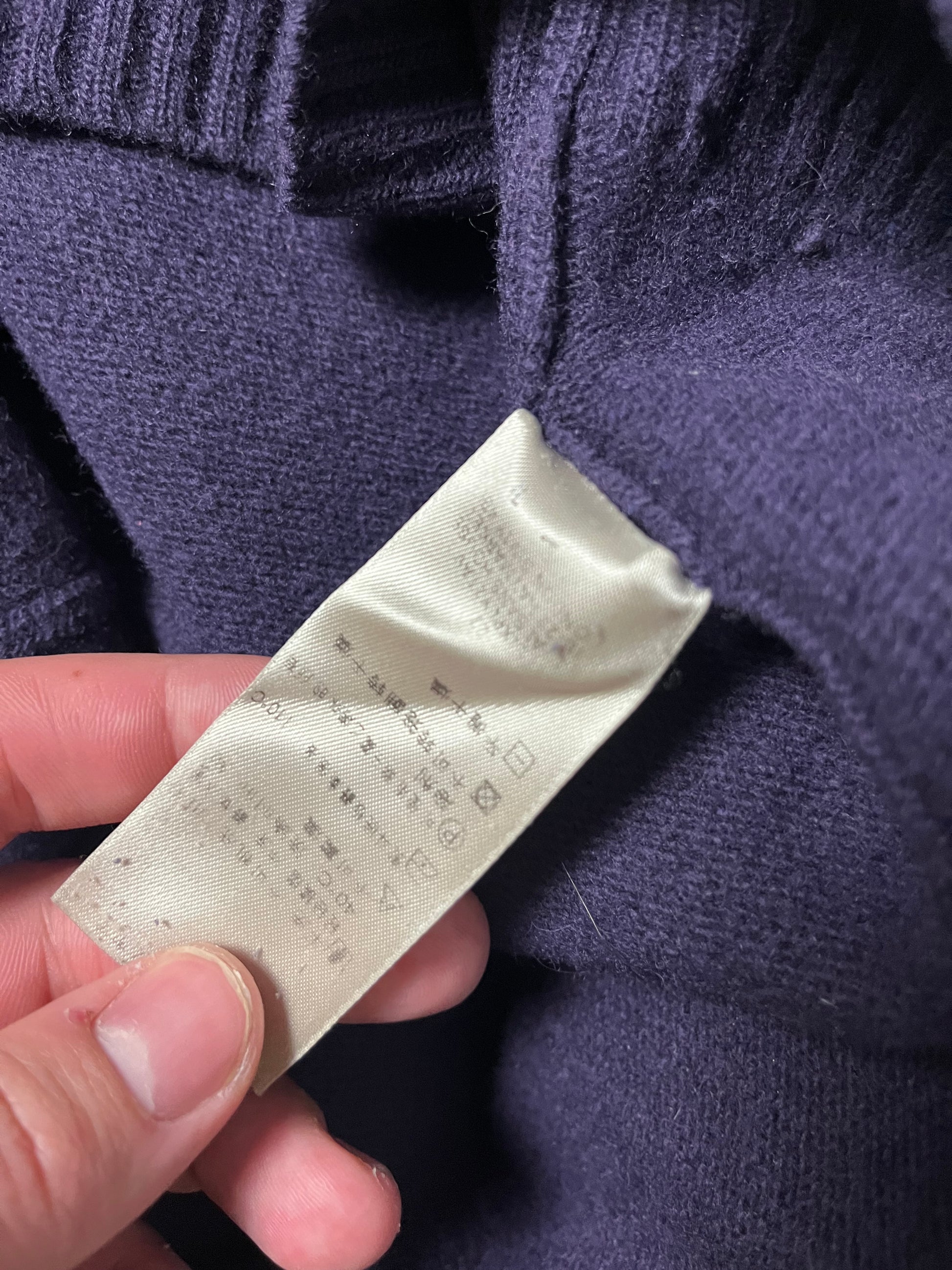 vintage Burberry halfzip {S}